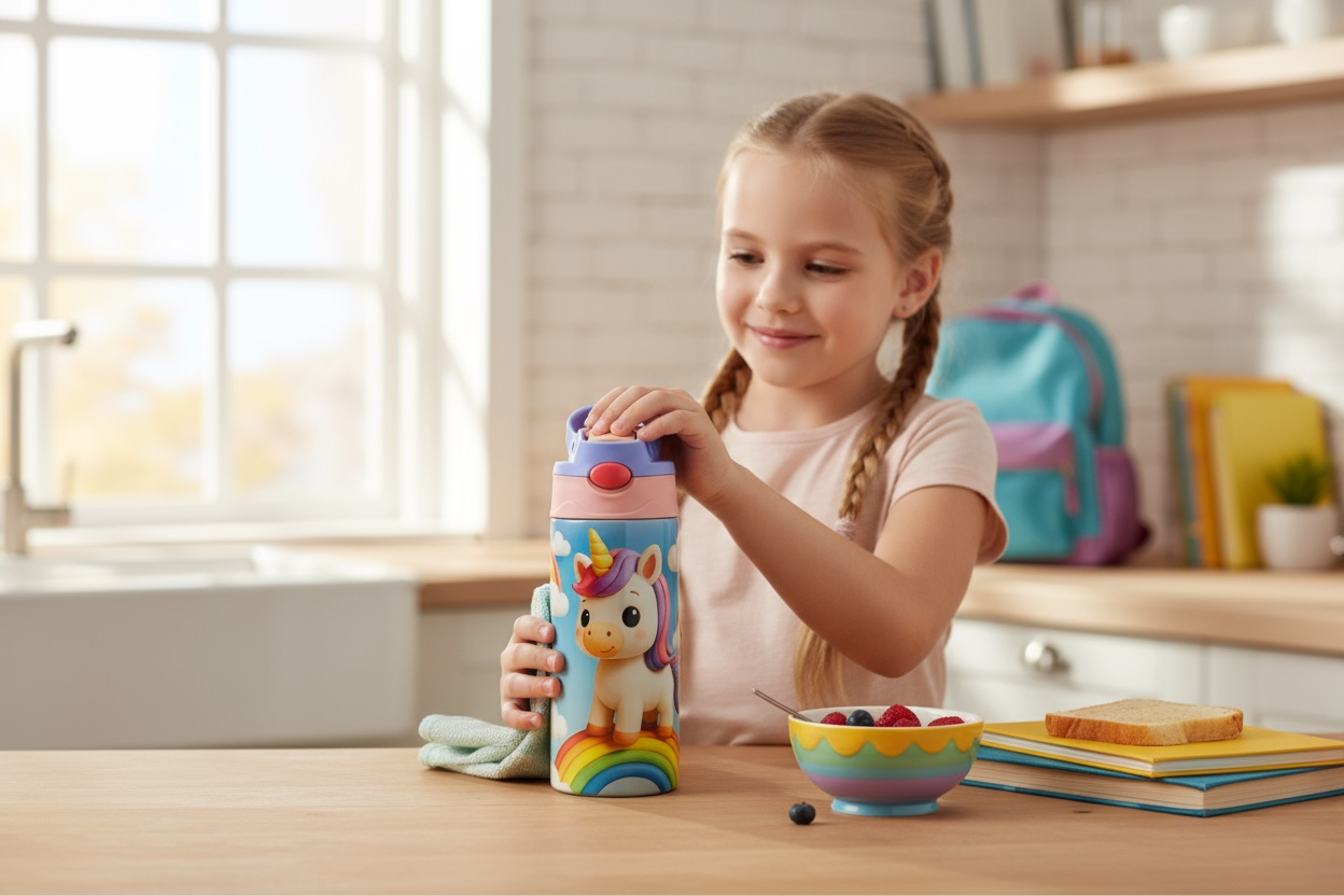 Design your own Girls 120z double wall Stainless steel bottle 304