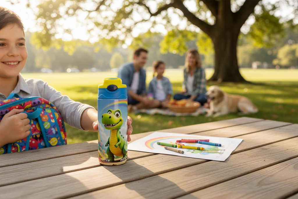 Design your own Boys 12oz Double Wall Stainless Steel Bottle 304